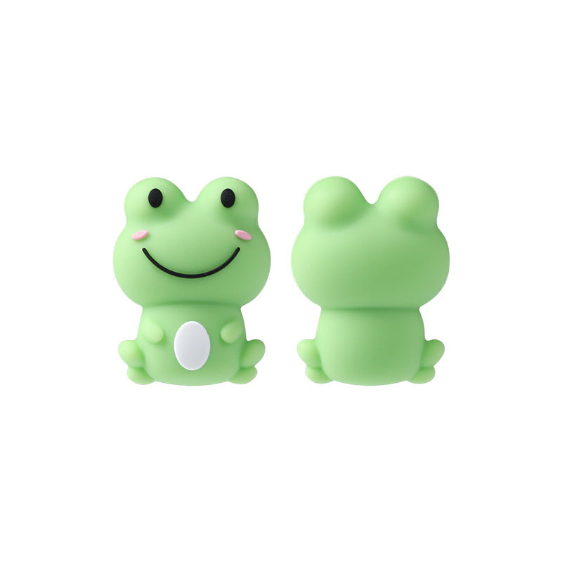 Wholesale 20pcs/pack 3D cartoon cow silicone beads